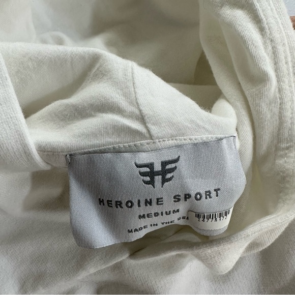 Heroine Sport Ray Colorblock Hoodie Pullover Ivory/Copper M - Picture 9 of 10